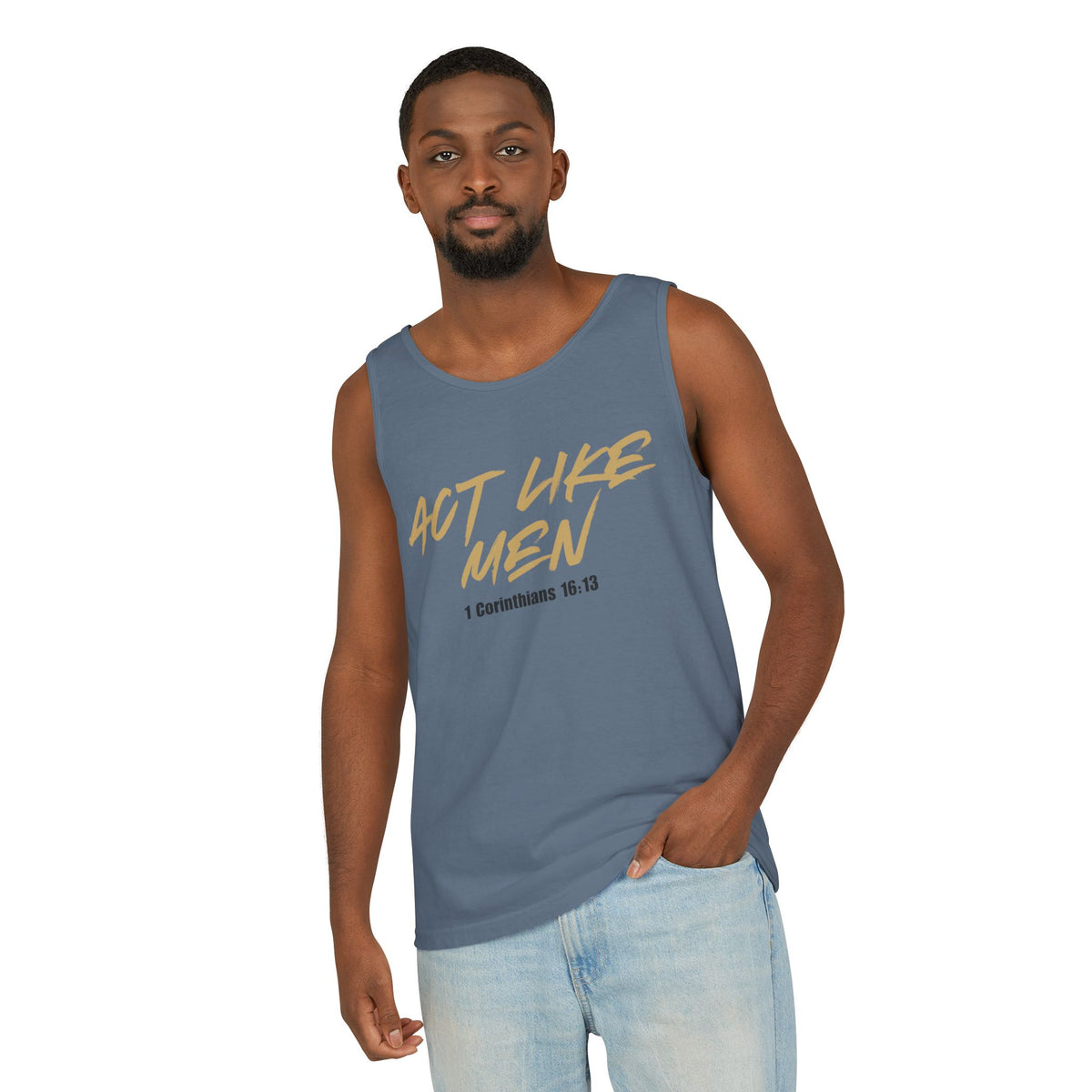 1 Corinthians 16:13 Men’s Tank Top