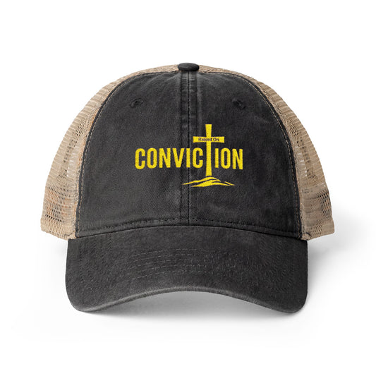 Women's Washed Mesh-Back Raised on Conviction Cap