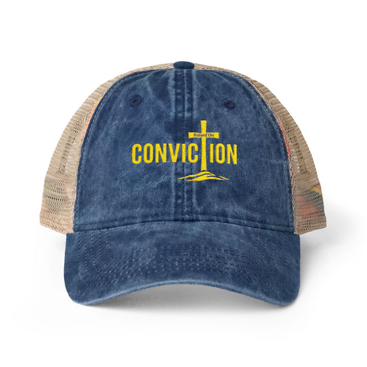 Women's Washed Mesh-Back Raised on Conviction Cap